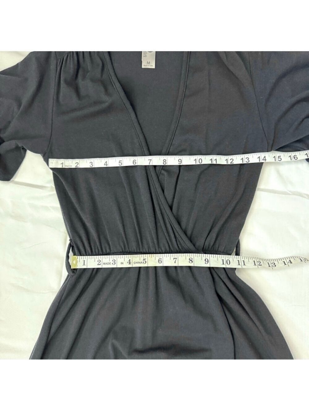 Go Couture Maxi Dress Black Knit Women's M - Picture 6 of 14